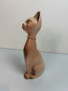 Moder Atom Vintage | Art | Vintage Mid Century Modern Mcm Pink Atomic Cat Figurine ...